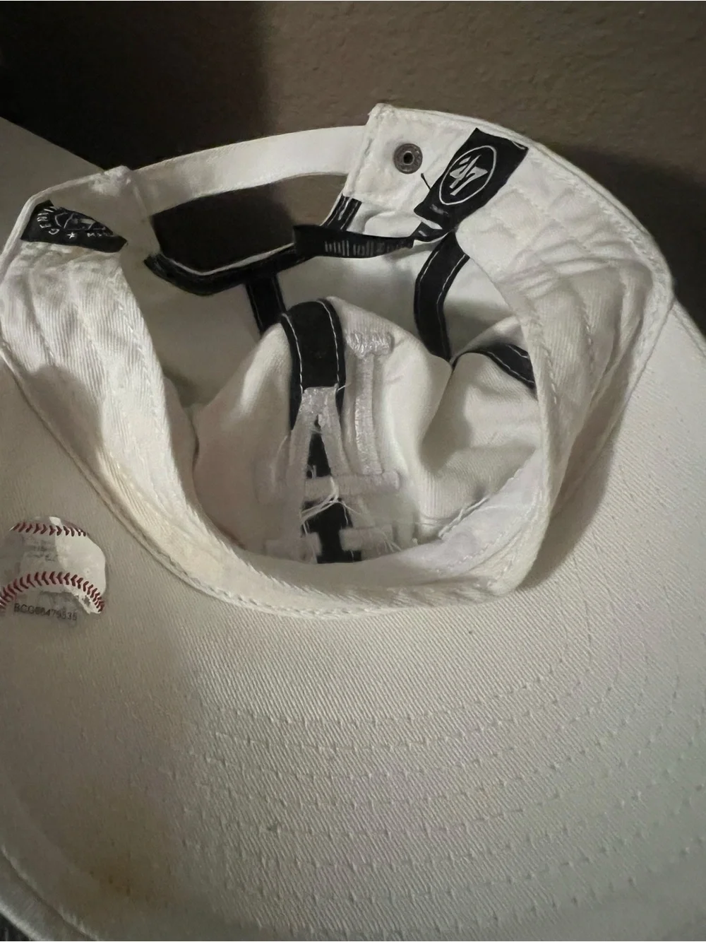 Los Angeles Dodgers All White  Baseball Cap